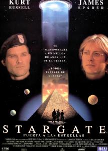 Carátula de la película StarGate, puerta a las estrellas.